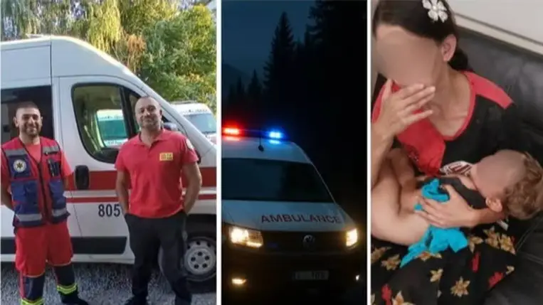 Egy hároméves gyermek véletlenül pillanatragasztót kent a szemére. A mentők gyors beavatkozása és a szakszerű elsősegély megakadályozta a súlyosabb károsodást. Fotó: facebook.com/103zakarpat