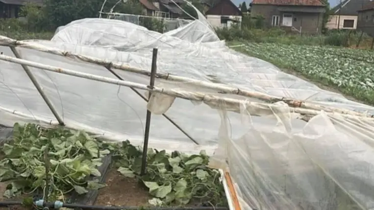 Jelentős károkat okozott a vihar a fóliagazdaságokban - Tart a helyreállítás. Fotó: Kárpátinfó/  Kovács Elemér
