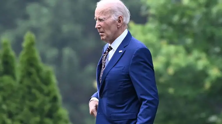 Joe Biden első függetlenség napját a Fehér Ház után nem Martha’s Vineyardon, hanem egy lakókocsiparkban töltötte / Fotó: AFP