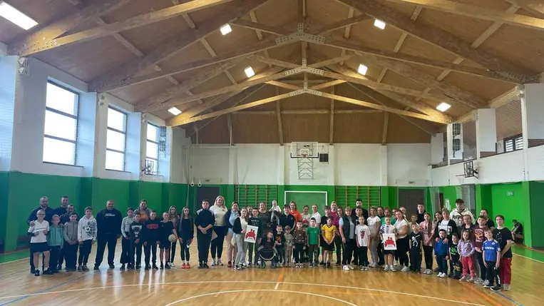 A Kárpátaljai Magyar Nagycsaládosok Egyesülete által szervezett sportnap