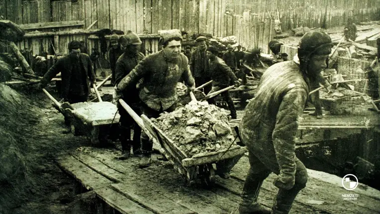Szovjetunió, munkatábor (Fotó: MTI/Reprodukció)