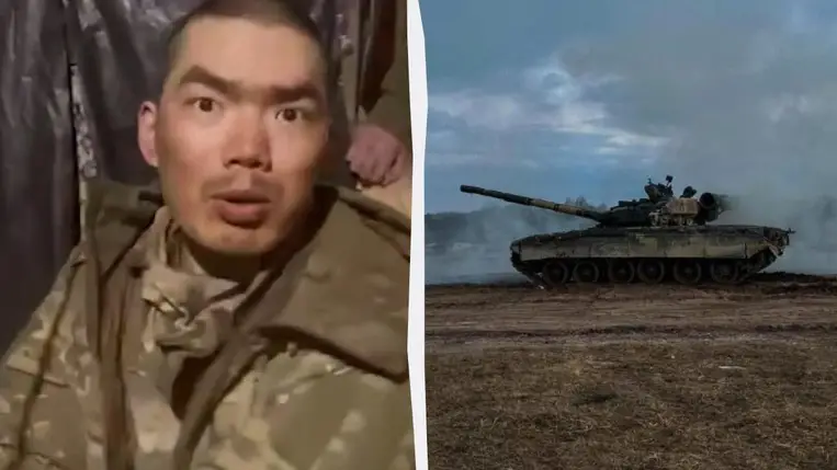 Hadifogságba esett kínai katona: állampolgárságért harcolt Oroszország oldalán. Fotó: Unian