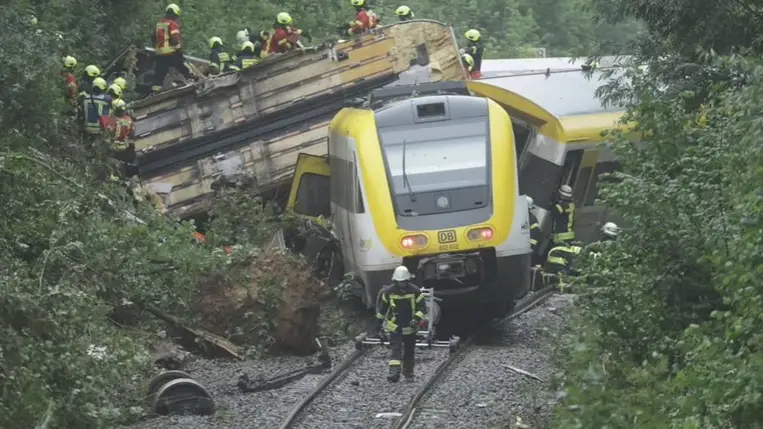 Kisklott egy vonat Németországban, többen meghaltak. Kiemelt kép: X.com