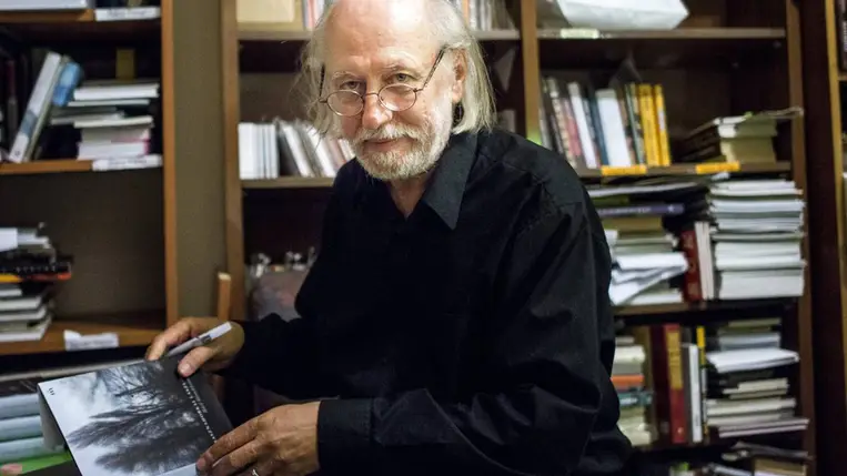 Krasznahorkai László 2016. szeptember 19-én. Fotó: Marjai János / MTI