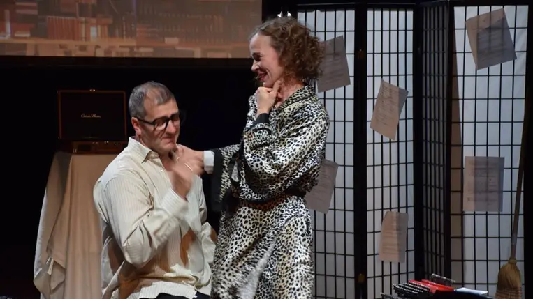 Magda, a Szabó. Színházi est Beregszászon - A szenvedély létjogosultsága. Fotó: Kárpátinfó/ Kovács Elemér