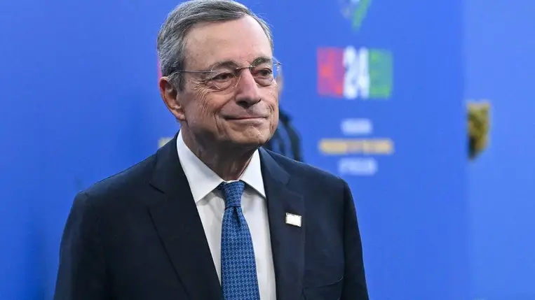 Mario Draghi, az Európai Központi Bank volt elnöke – MTI/Koszticsák Szilárd