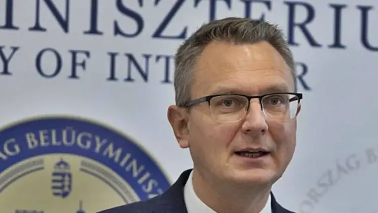 Rétvári Bence, a Belügyminisztérium parlamenti államtitkára. Fotó: MTI/ Kocsis Zoltán
