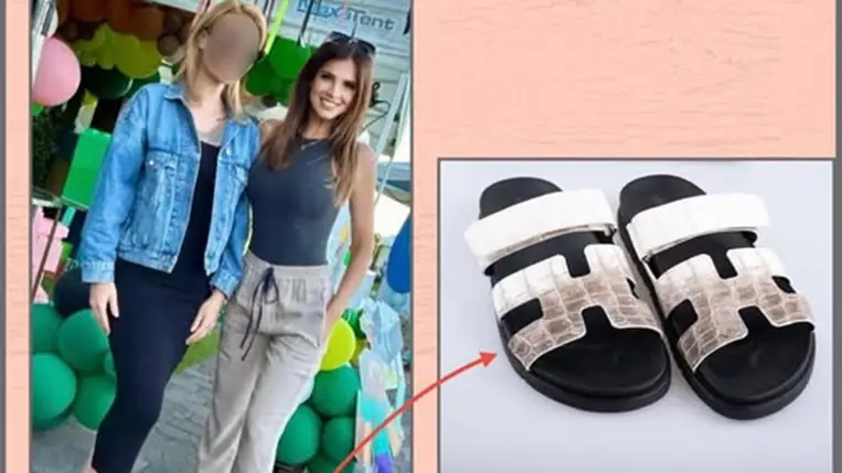 Sarka Kata 4 milliós Hermès papucsban pózolt