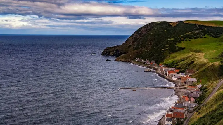 A skóciai Crovie halászfalu (Fotó: Getty Images)