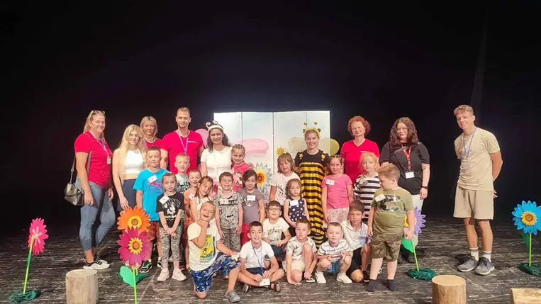 Táborozás a beregszászi máltaiaknál - Játék minden mennyiségben – a fejlesztés jegyében. Fotó: Kárpátinfó/ Kovács Erzsébet