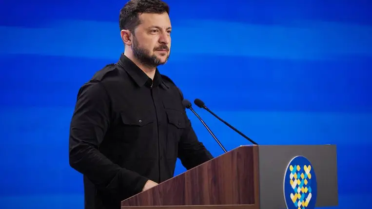 Volodimir Zelenszkij, Ukrajna elnöke. Fotó: Elnöki Hivatal