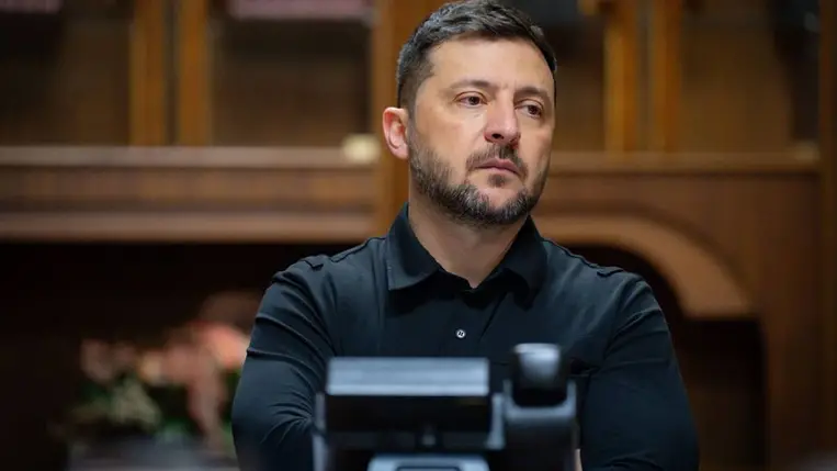 Volodimir Zelenszkij, Ukrajna elnöke. Fotó: facebook.com_zelenskyy.official