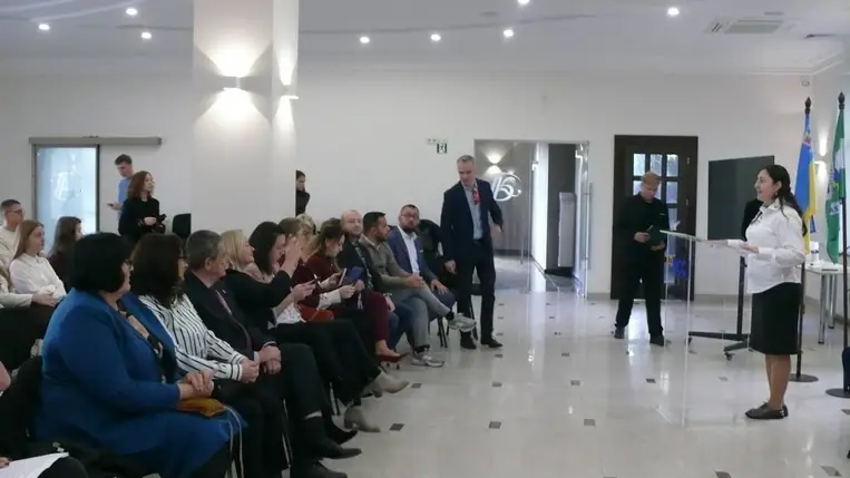 Nemzeti Ifjúsági Stratégia Roadshow Beregszászban. Fotó: Kárpátinfó/ Kovács Elemér