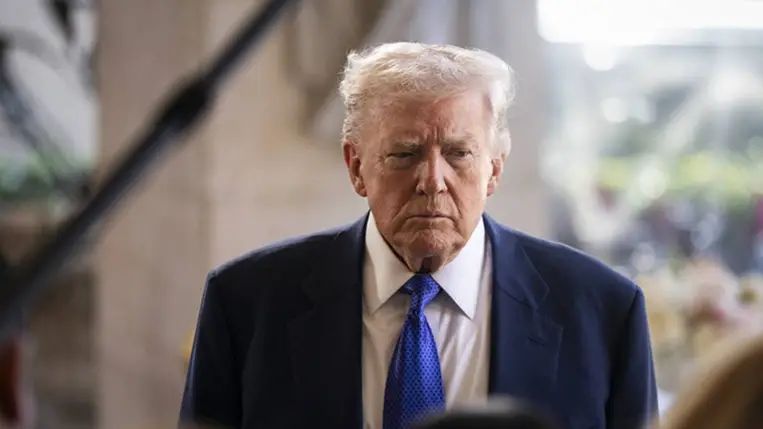 Donald Trump 2026. február 1-jén. Fotó: Al Drago / Getty Images Hungary