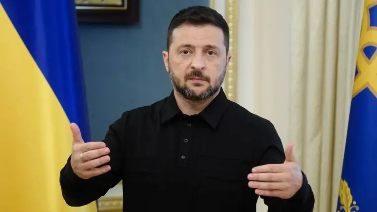 Volodimir Zelenszkij, Ukrajna elnöke. Fotó: Віталій Носач, РБК-Україна