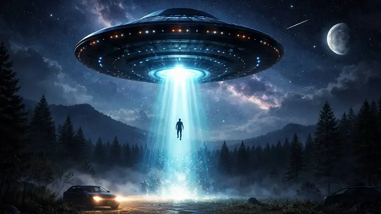 Azonosítatlan repülő tárgy (UFO). Illusztráció. Fotó: ChatGPT