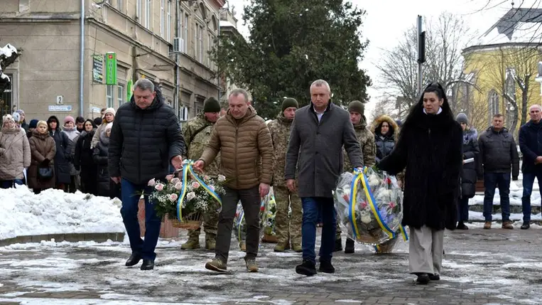 Ukrajna egységének napja alkalmából ünnepi megemlékezést tartottak a Beregszászi kistérségben. Fotó: facebook.com/PublicPageBabjak