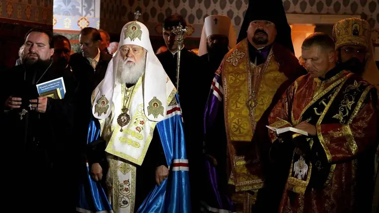 Filaret ukrán pátriárka. MTI Fotó: Nemes János