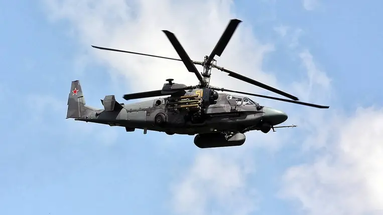 A Kamov Ka-52 "Alligator" egy orosz gyártmányú harci helikopter. Fotó: Wikepédia/Vitaly V. Kuzmin
