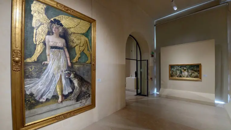 A szimbolizmus Olaszországban című kiállítás megnyitója 2026. március 14-én. Fotó: Roberto Serra – Iguana Press / Getty Images