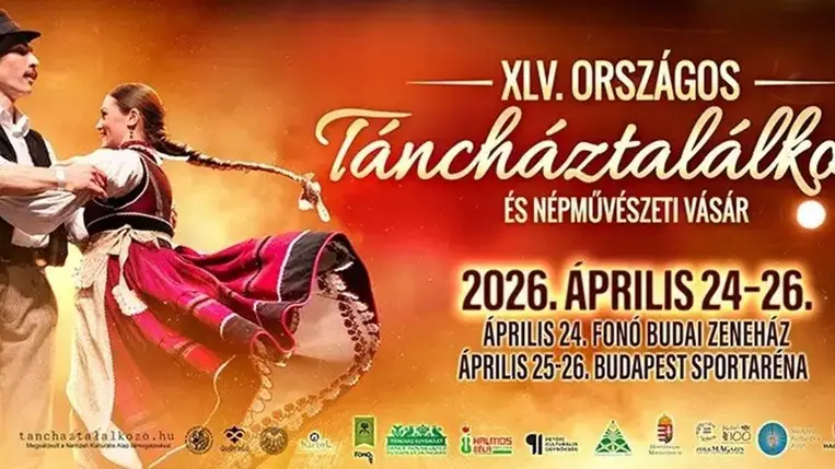 Április végén rendezik meg a 45. Országos Táncháztalálkozót és Népművészeti Vásárt Budapesten