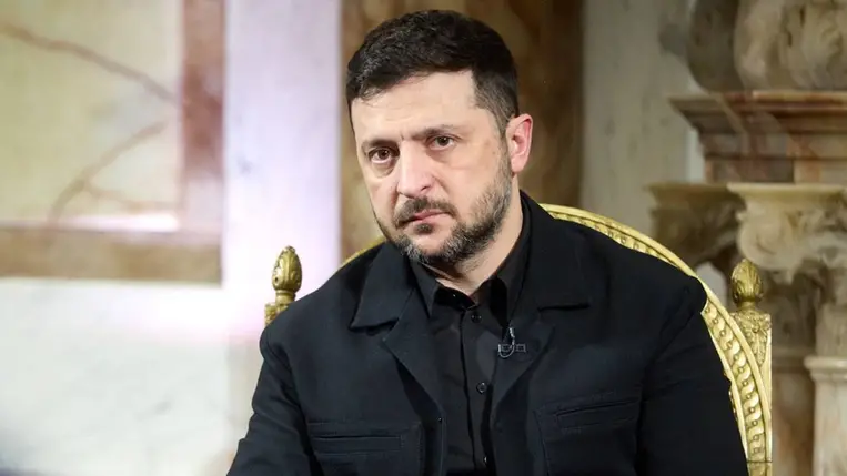 Volodimir Zelenszkij, Ukrajna elnöke. Fotó: Ukrán Elnöki Hivatal