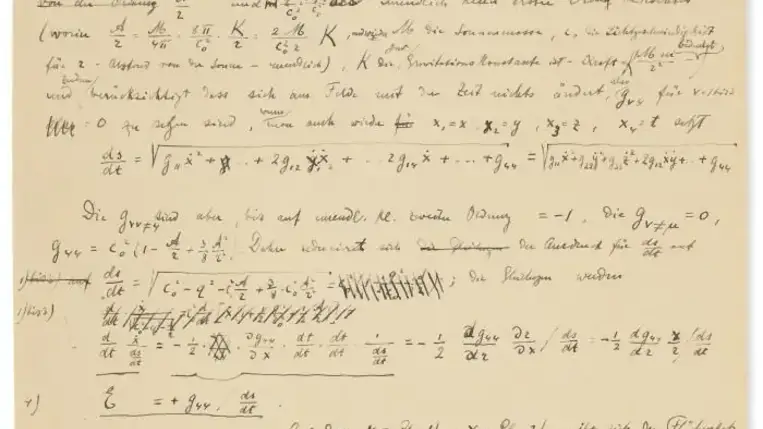Az eddigi legértékesebb Einstein-kézirat került elő