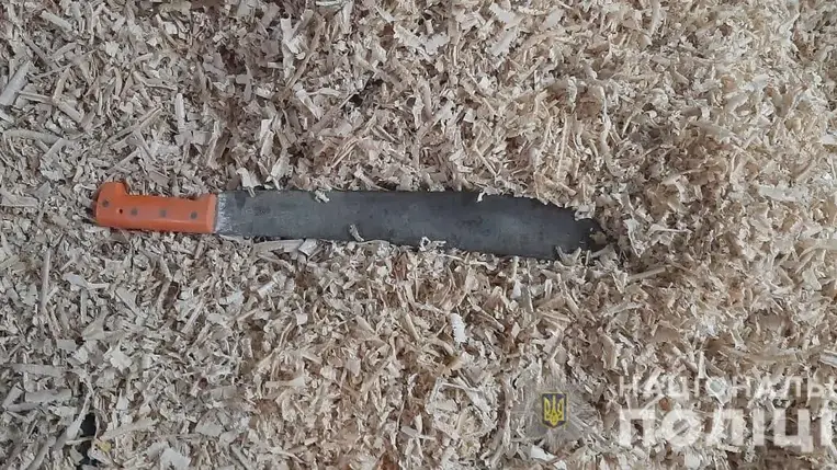 Machetével fenyegetőzött: Őrizetbe vették a huligánt Kárpátalján