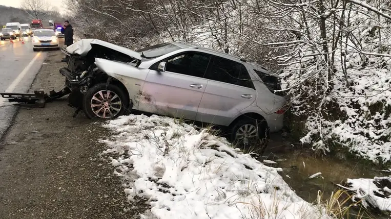 Halálos közúti baleset történt Kárpátalján (Fotó: Nemzeti Rendőrség)