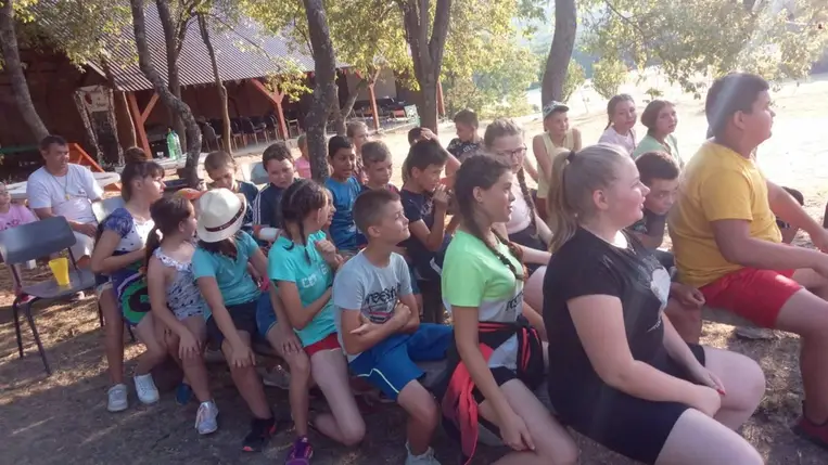 Tiszaháti hittanosok a Bereg Campben