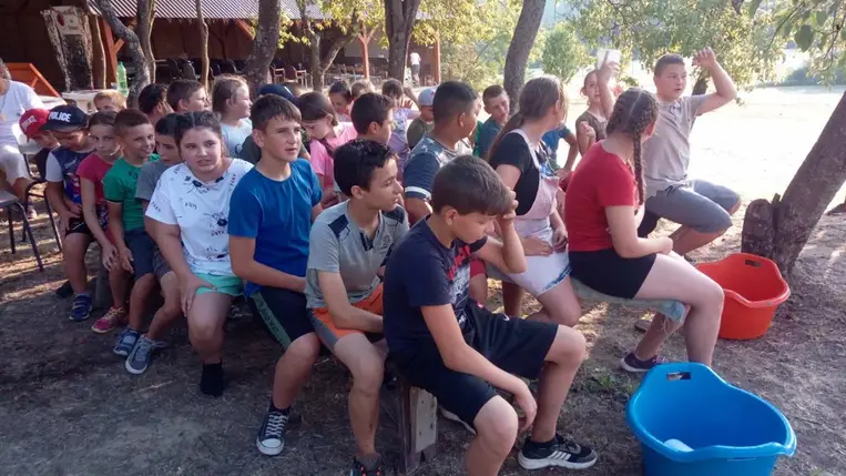 Tiszaháti hittanosok a Bereg Campben