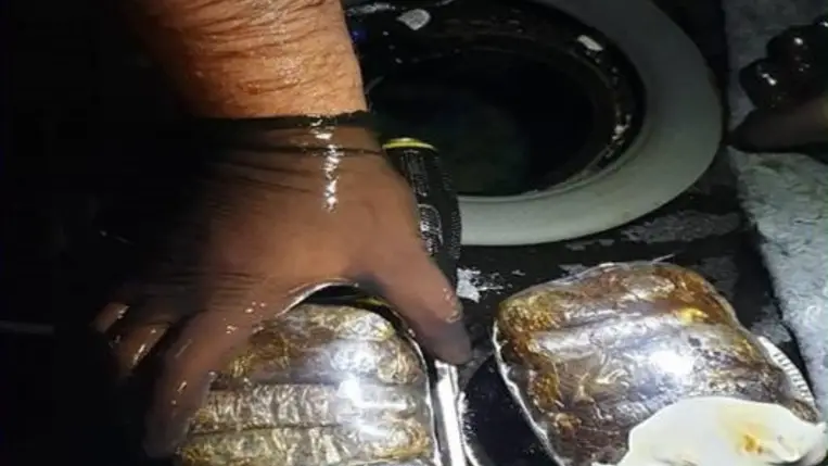 Az ukrán vámosok 21 kg hasist találtak egy üzemanyagtartályban