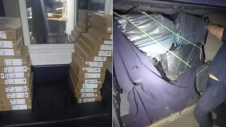 A vámosok 26 laptopot foglaltak le Kárpátalján