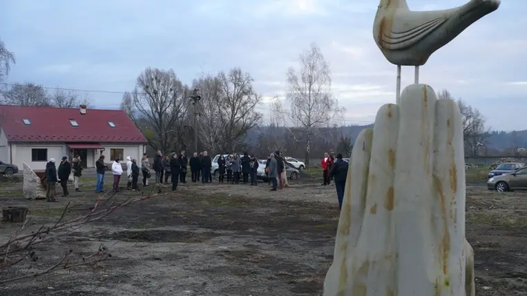 Szoborparkot és alkotóházat avattak Beregszentmiklóson. Fotó: Kovács Elemér