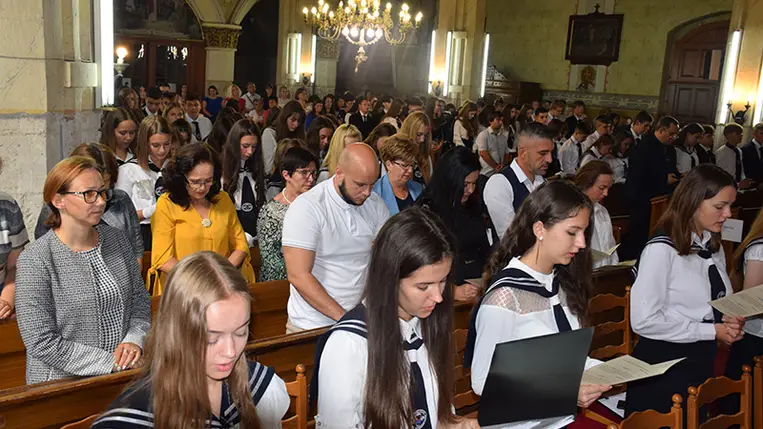 A II. Rákóczi Ferenc Kárpátaljai Magyar Főiskola Szakgimnáziumának tanévnyitóján