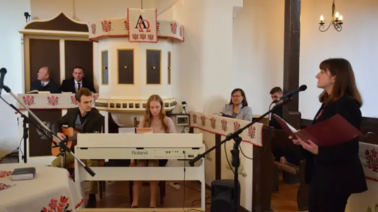 Virágvasárnapi kiskörzeti csendesdélután a nagyberegi református templomban. Fotó: Kárpátinfo/Kovács Erzsébet