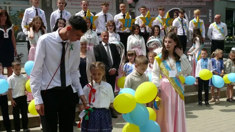 Tanévzáró a beregszászi zrínyiseknél. Fotó: Kovács Erzsébet