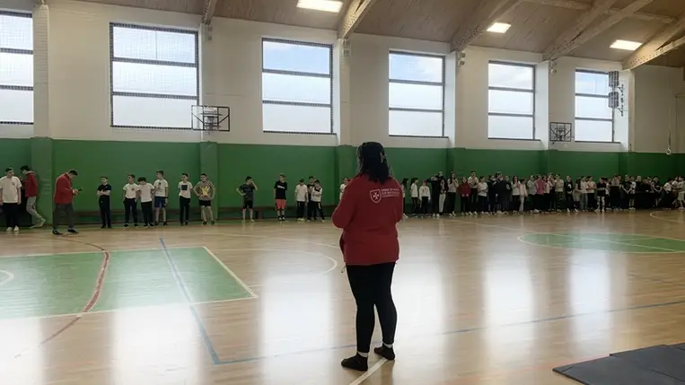 Játszóházi programot szervezett a Beregszászi Járási Máltai Szeretetszolgálat a Karácsfalvai Sztojka Sándor Görögkatolikus Líceumban.