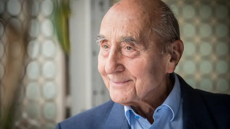 Életének 92. évében, 2024. január 21-én Budapesten elhunyt Grétsy László Prima Primissima díjas nyelvész, az anyanyelvápolás ismert személyisége. A felvétel Grétsy László budapesti otthonában készült 2020. november 23-án. MTI/Cseke Csilla