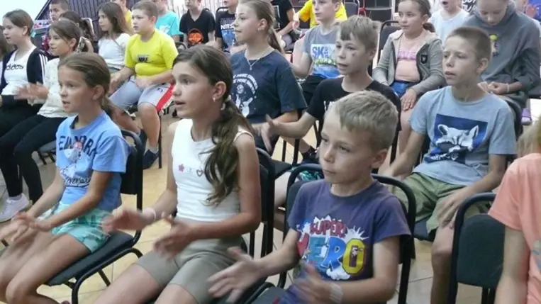 Egyházmegyei gyermektábor az MRSZ támogatásával - Kikapcsolódás, töltekezés – Isten közelében. Fotó: Kárpátinfo/Kovács Erzsébet