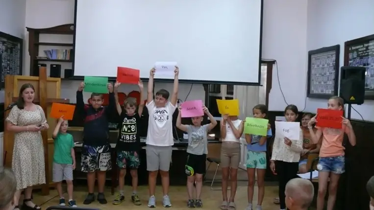 Egyházmegyei gyermektábor az MRSZ támogatásával - Kikapcsolódás, töltekezés – Isten közelében. Fotó: Kárpátinfo/Kovács Erzsébet