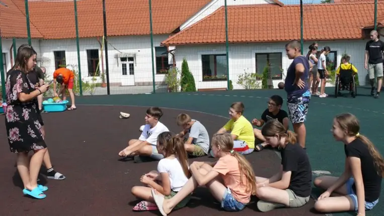 Egyházmegyei gyermektábor az MRSZ támogatásával - Kikapcsolódás, töltekezés – Isten közelében. Fotó: Kárpátinfo/Kovács Erzsébet