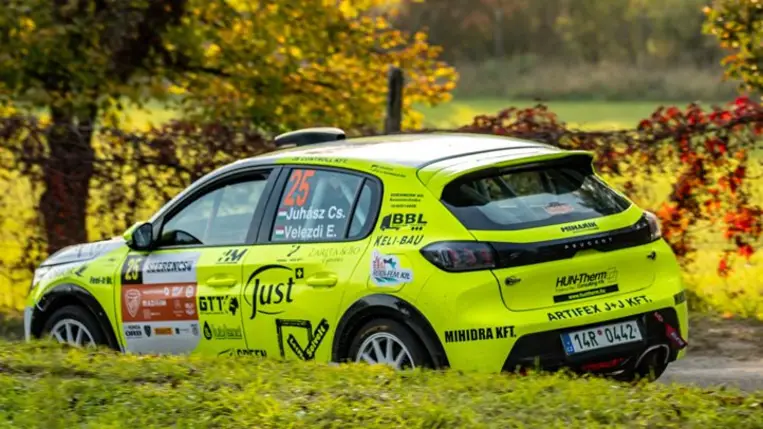 Juhász Csaba: Zemplén ralin jártunk. Fotó: Hajóka SportFotó