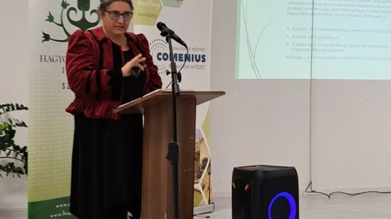 A tanítható néphagyomány - Regionális szakmai konferencia Rimaszombatban. Fotó:  Ölveczky Mónika