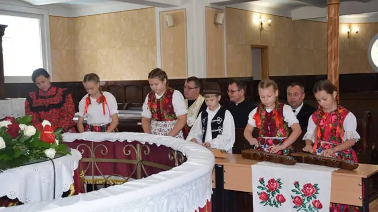 Az Egán Ede Szakképzési Centrum tanévnyitóján. Fotó: Kárpátinfó/ Kovács Elemér