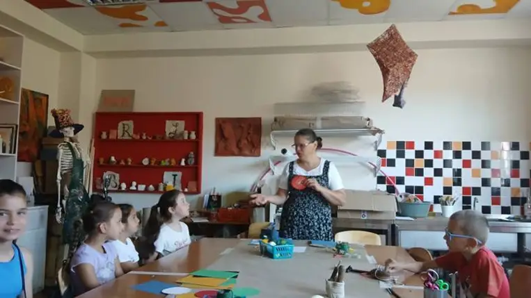 Jankovics Mária Alkotótábor, tizenötödször - Szecesszió, grafiti, plein air – megannyi élmény. Fotó: Kárpátinfó/ Kovács Elemér