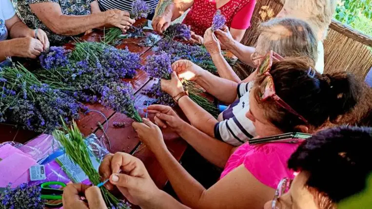 Nőszövetségi kirándulás a levendulásba és a Fehér Sziklához - Kellemes környezetben, jó társasággal – közelebb Istenhez. Fotó: Kárpátinfó/ Kovács Erzsébet