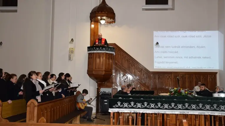 Ökumenikus imahét Beregszászban - Közös hitvallás. Fotó: Kárpátinfó/ Kovács Erzsébet