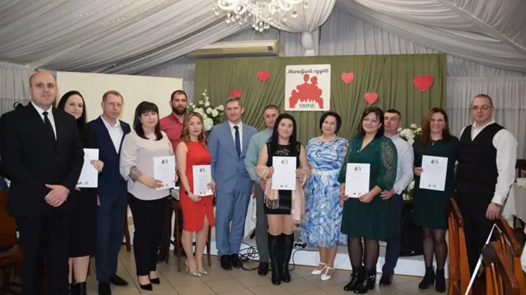 A nagycsaládosok házaspáros vacsoráján - Színezd újra a kapcsolatod. Fotó: Kárpátinfó/ Kovács Elemér