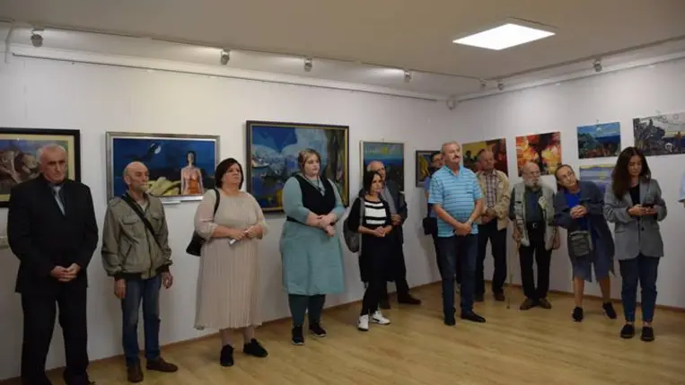 Kóka Ferenc-kiállítás a beregszászi konzulátuson - Szakadatlan életigenlés. Fotó: Kárpátinfó/ Marton Erzsébet